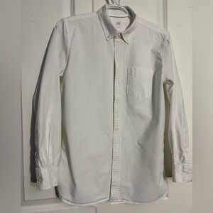 GAP Boys White Button Down Shirt